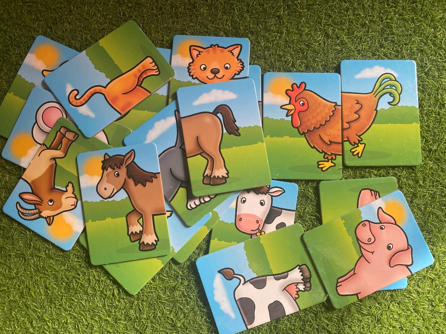 Farmyard Heads and Tails Puzzles Set