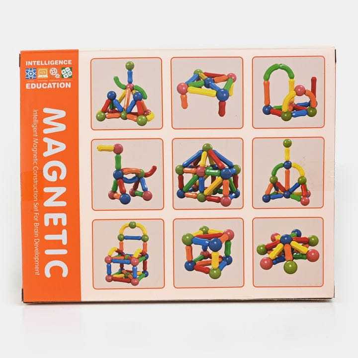 Magnetic Rods Construction Set – STEM Building Toy for Kids