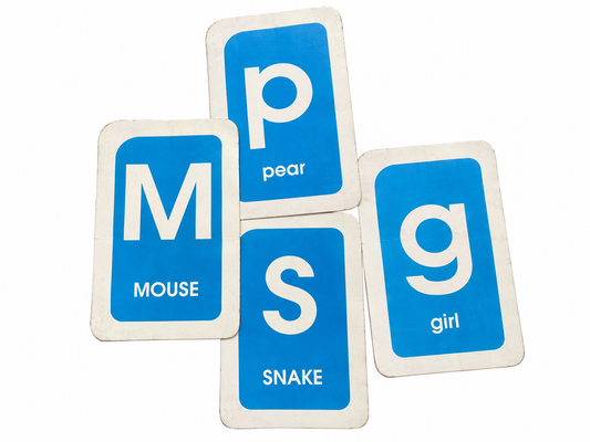 Double Sided Alphabet Flash Cards with Pictures