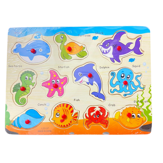 Animals Knob Puzzles Large - Pack of 3 Sets