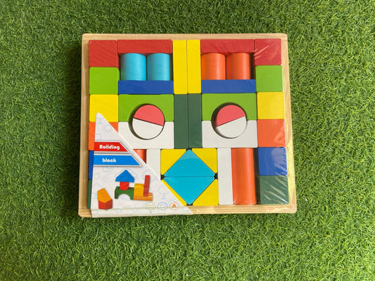 Wooden Building Blocks for Toddlers