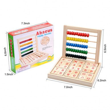 Smart Learning Combo – Shape Sorter & Abacus Blocks