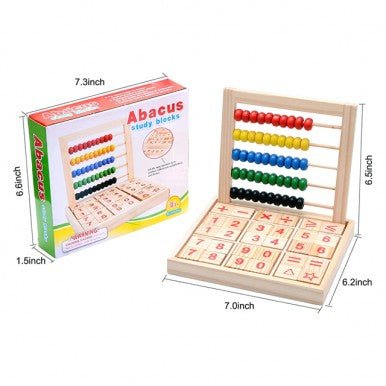 Smart Learning Combo – Shape Sorter & Abacus Blocks - Chotaymasters