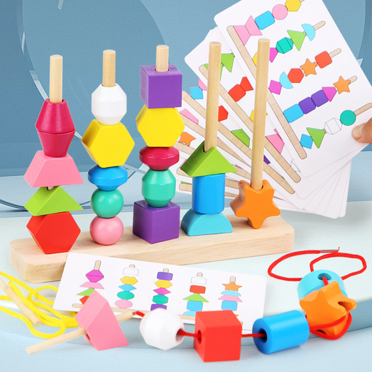 Montessori Logic Set Beads Sequencing Activity - Chotaymasters