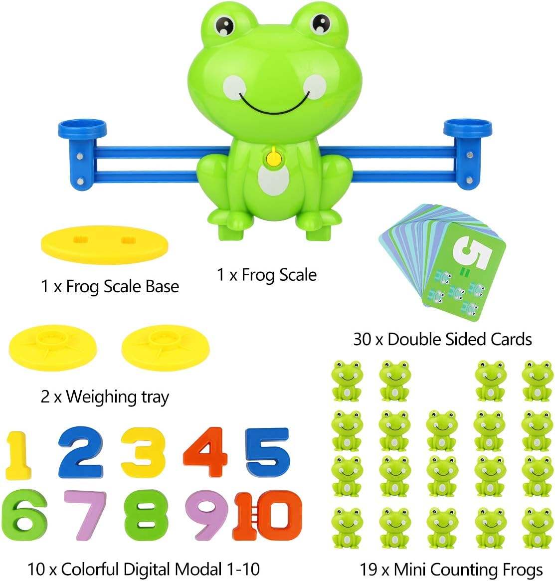 Frog Balancing Math Activity Toy for Kids