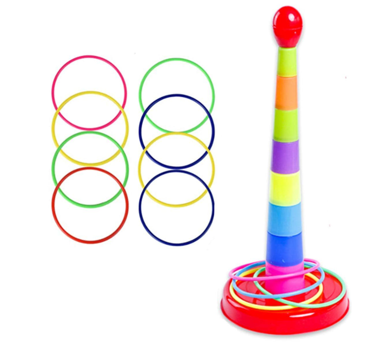 New Plastic Rings Quoits Game (only box damaged) - Chotaymasters