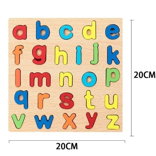 Educational Wooden Slates Small (Shapes +123 + ABC) - Chotaymasters