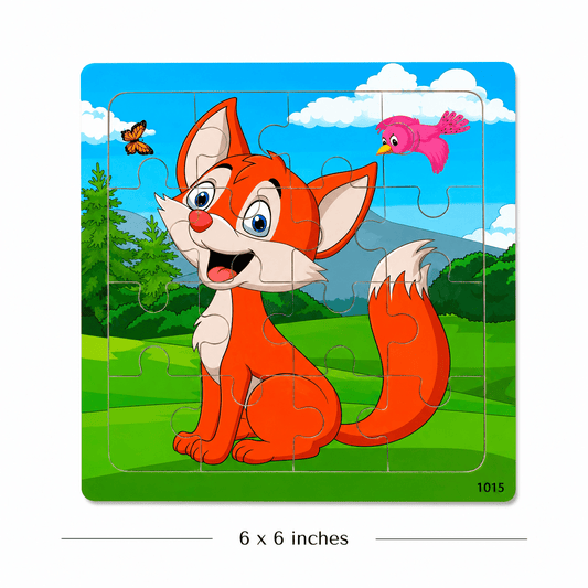 16 Pieces Light Wooden Jigsaw Puzzles for Kids - Chotaymasters