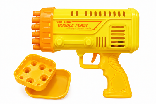 Bubble Feast - Education Bubble Gun with Liquid