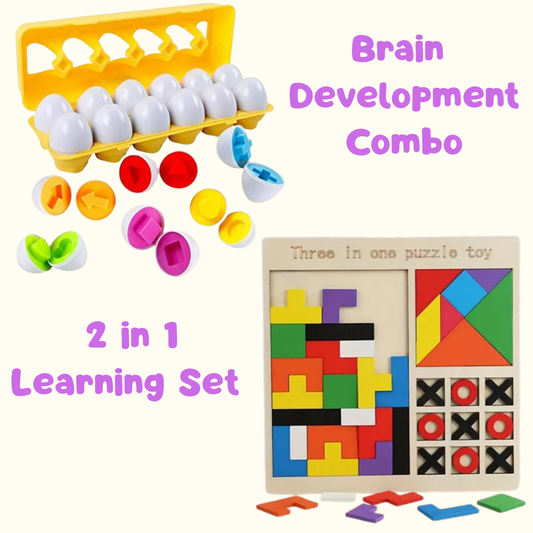 Brain Development Combo – 2-in-1 Learning Set