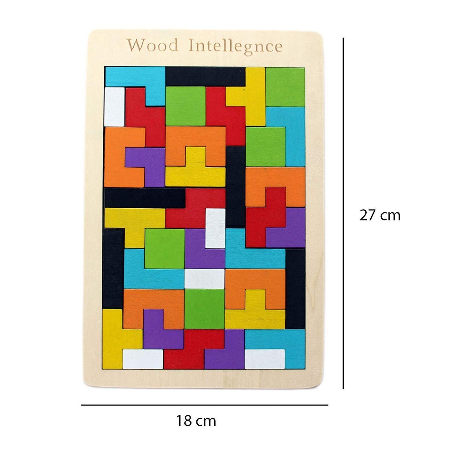 Wood Intelligence Puzzle Bricks