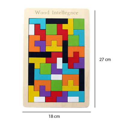 Wood Intelligence Puzzle Bricks