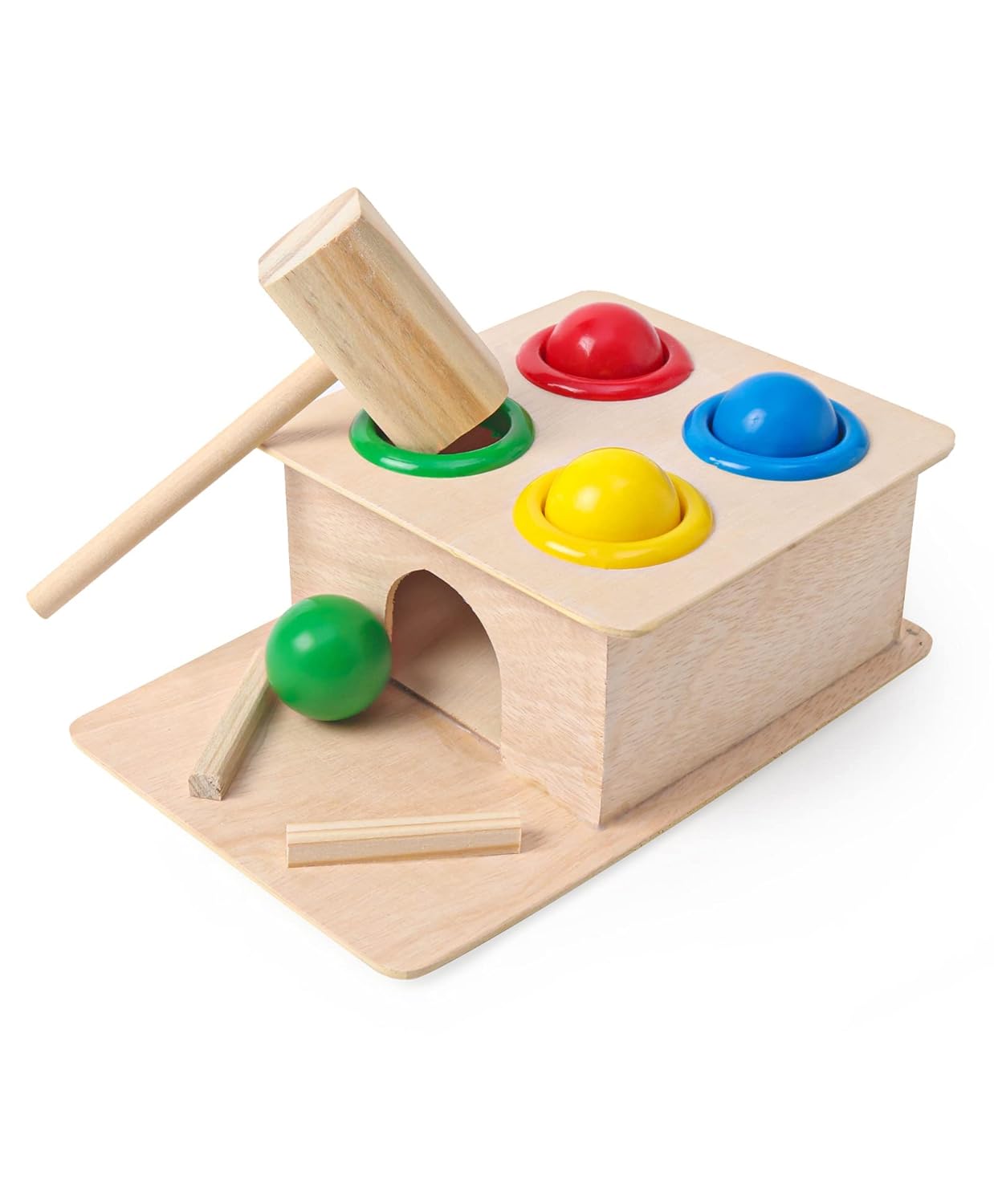 Knock the Ball Wooden Toy Game (Small)