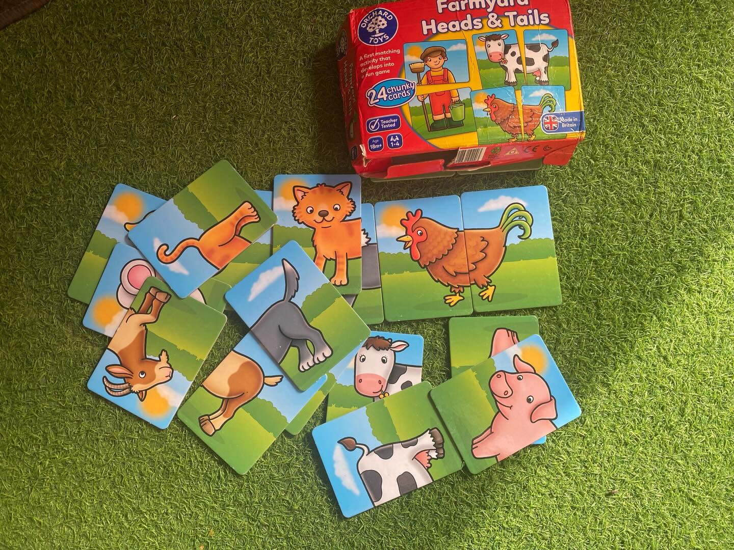 Farmyard Heads and Tails Puzzles Set