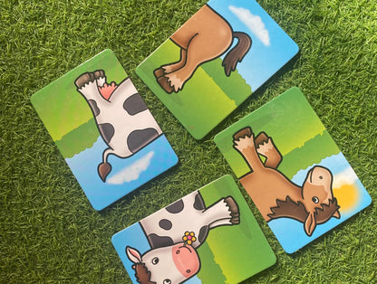 Farmyard Heads and Tails Puzzles Set