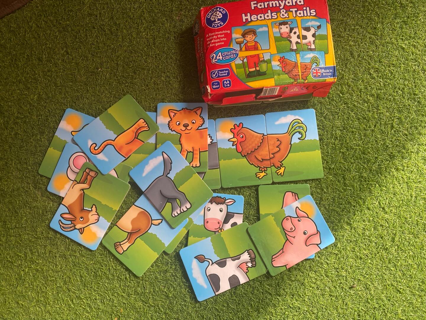 Farmyard Heads and Tails Puzzles Set