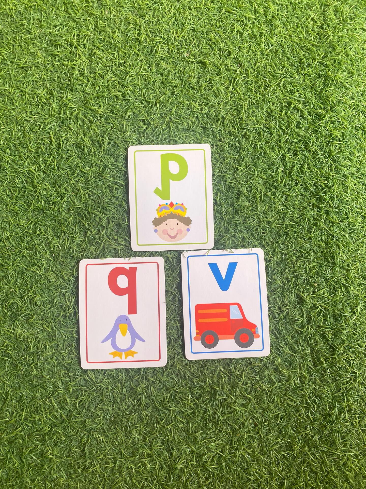 Flash Cards Small Letters abc - Phonics with Pictures