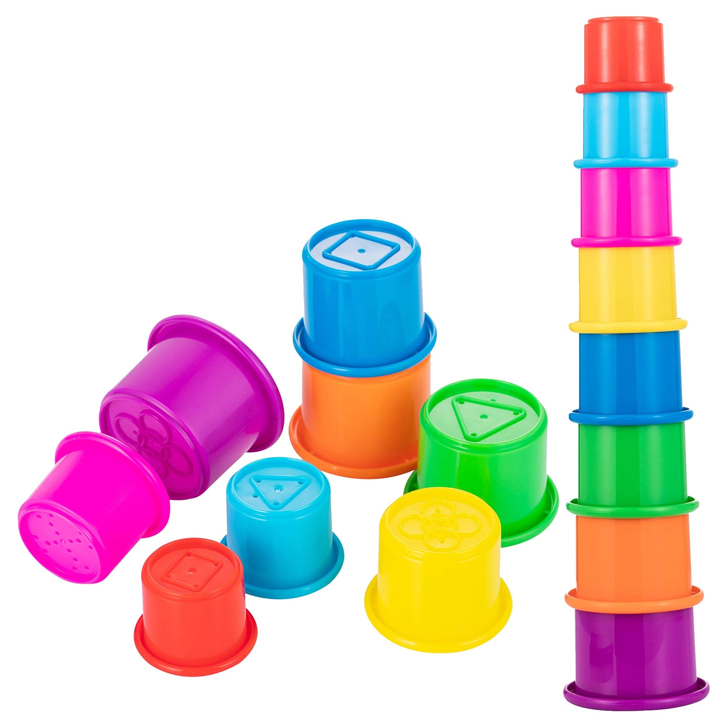 Colorful Stacking Cups Early Learning Toy