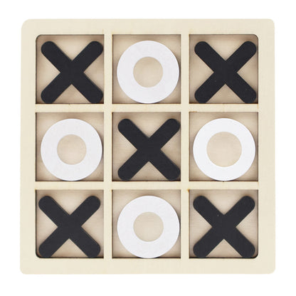 Tic Tac Toe Game Board Light Wooden Board