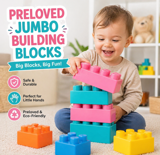 Jumbo Colorful Building Blocks 25 Pieces