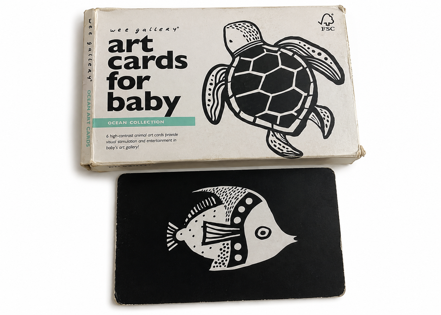 6 Double Sided Flash Cards for Babies