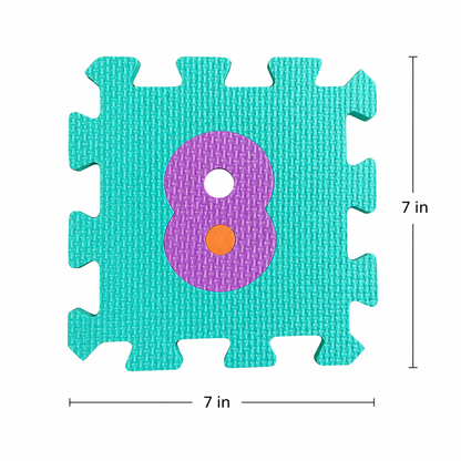 Foam Numbers Learning Puzzles - Soft Foam Puzzle Mat