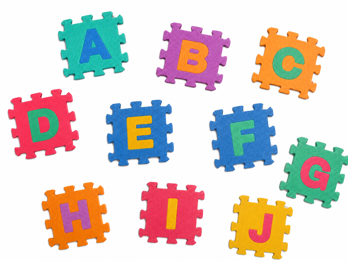 Foam Capital Alphabets Puzzles - Soft Foam Learning Puzzle Mat