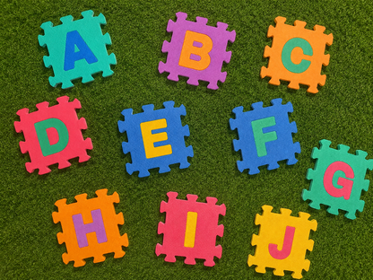 Foam Capital Alphabets Puzzles - Soft Foam Learning Puzzle Mat