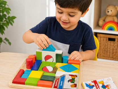 Wooden Building Blocks for Toddlers