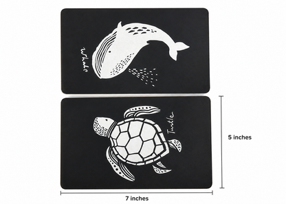 6 Double Sided Flash Cards for Babies