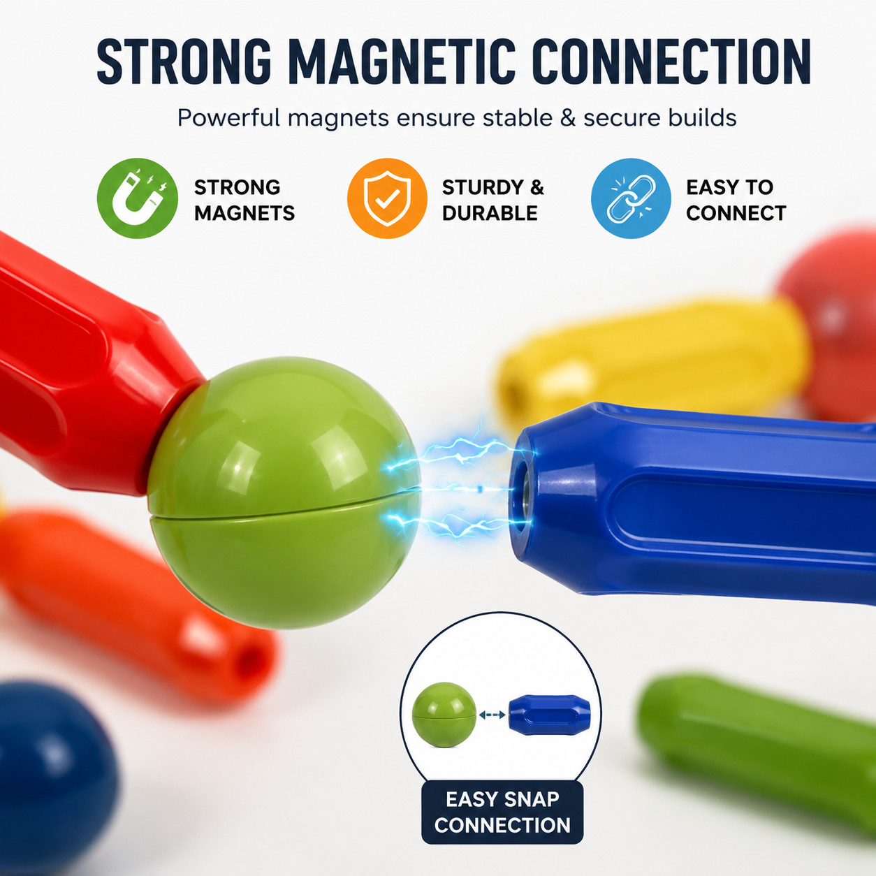 Magnetic Rods Construction Set