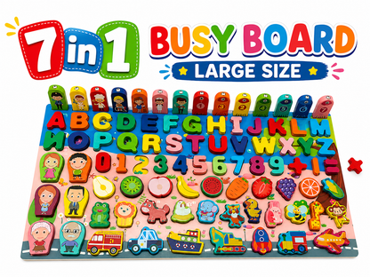7 in 1 Busy Board Large Size for Toddler