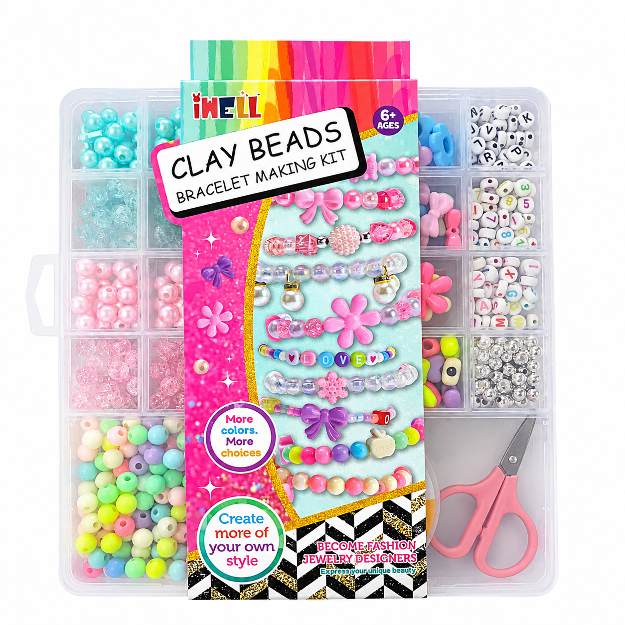 DIY Bracelet Making Kit Clay Beads