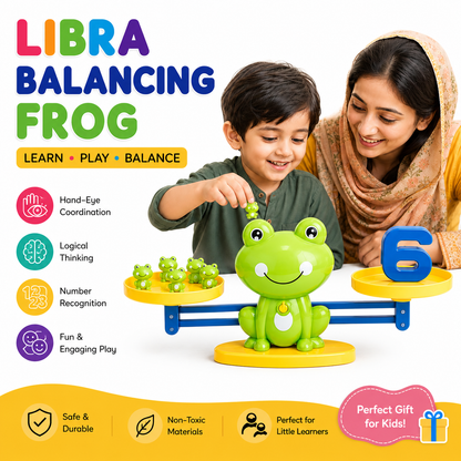 Libra Frog Balancing Math Activity Toy – Learning Through Play