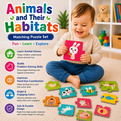 Animals Habitat Puzzles