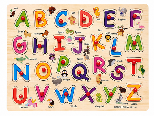 Educational Knobbed Puzzles Boards Large