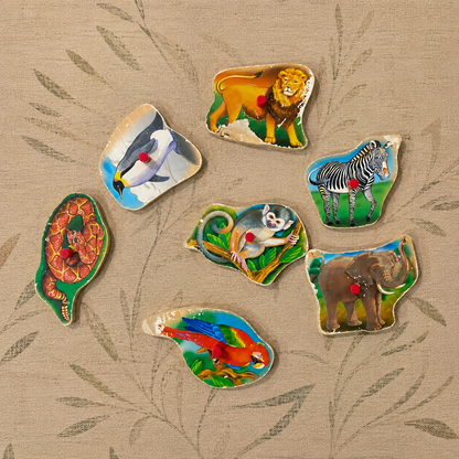 Preloved Animal Melissa & Doug Wooden Puzzles with Animal Sounds