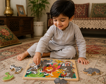 Melissa & Doug Jungle Theme Wooden Puzzles