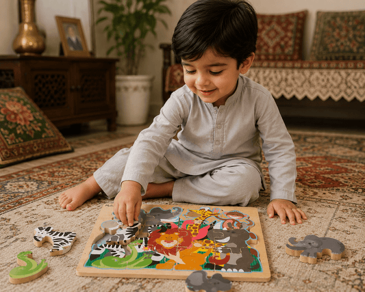 Melissa & Doug Jungle Theme Wooden Puzzles - Chotaymasters