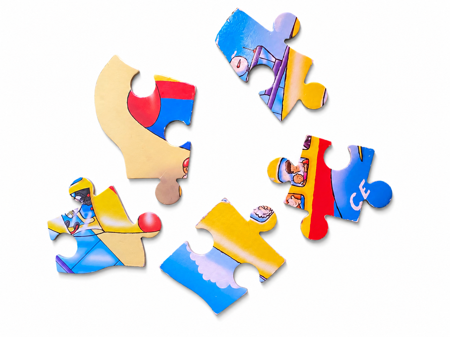 Airplane and the Airport Large Puzzles Set