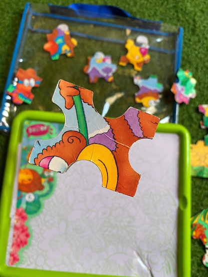 Jungle Theme Magnetic Puzzles Board