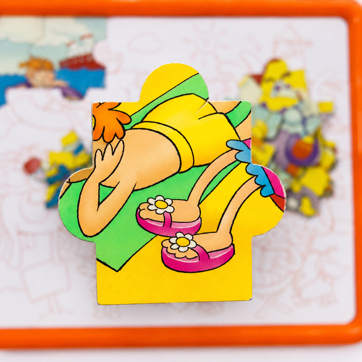 Beach Party Magnetic Puzzles with Drawing