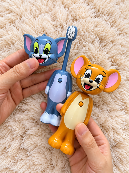 Tom and Jerry kids toothbrush compact character design for children