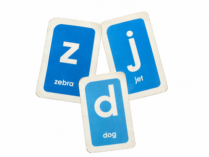 Double Sided Alphabet Flash Cards with Pictures