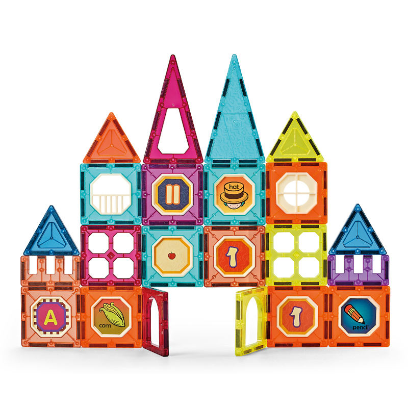 DIY Magnetic Tiles - Stem Toys Magnetic Building Blocks 32 PCS