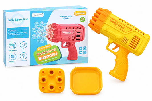 Bubble Feast - Education Bubble Gun with Liquid