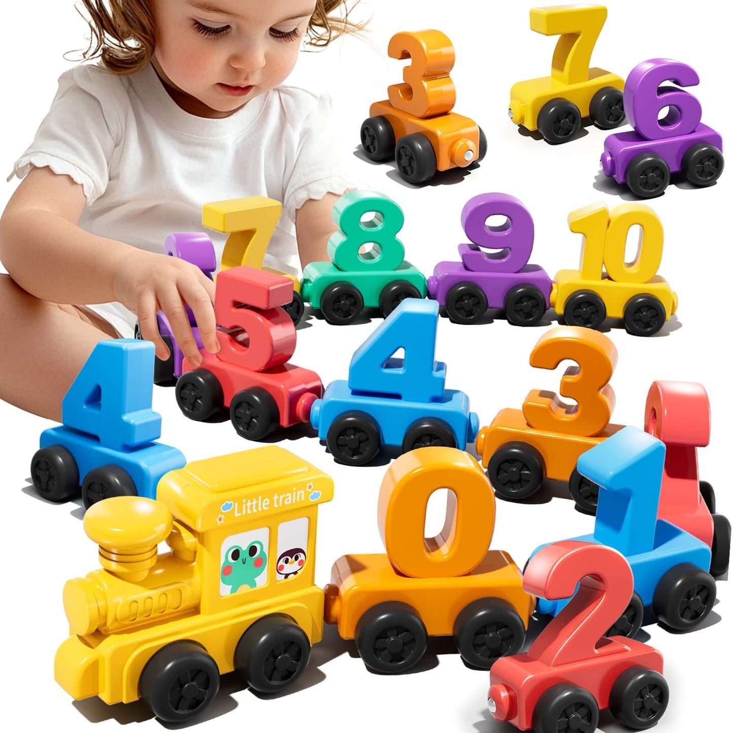 Magnetic Number Train