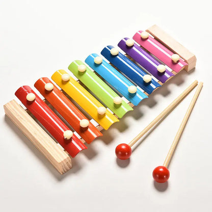 Wooden Xylophone with Mallet Sticks