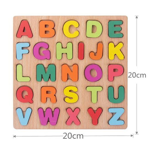 Educational Wooden Slates Small (Shapes +123 + ABC)