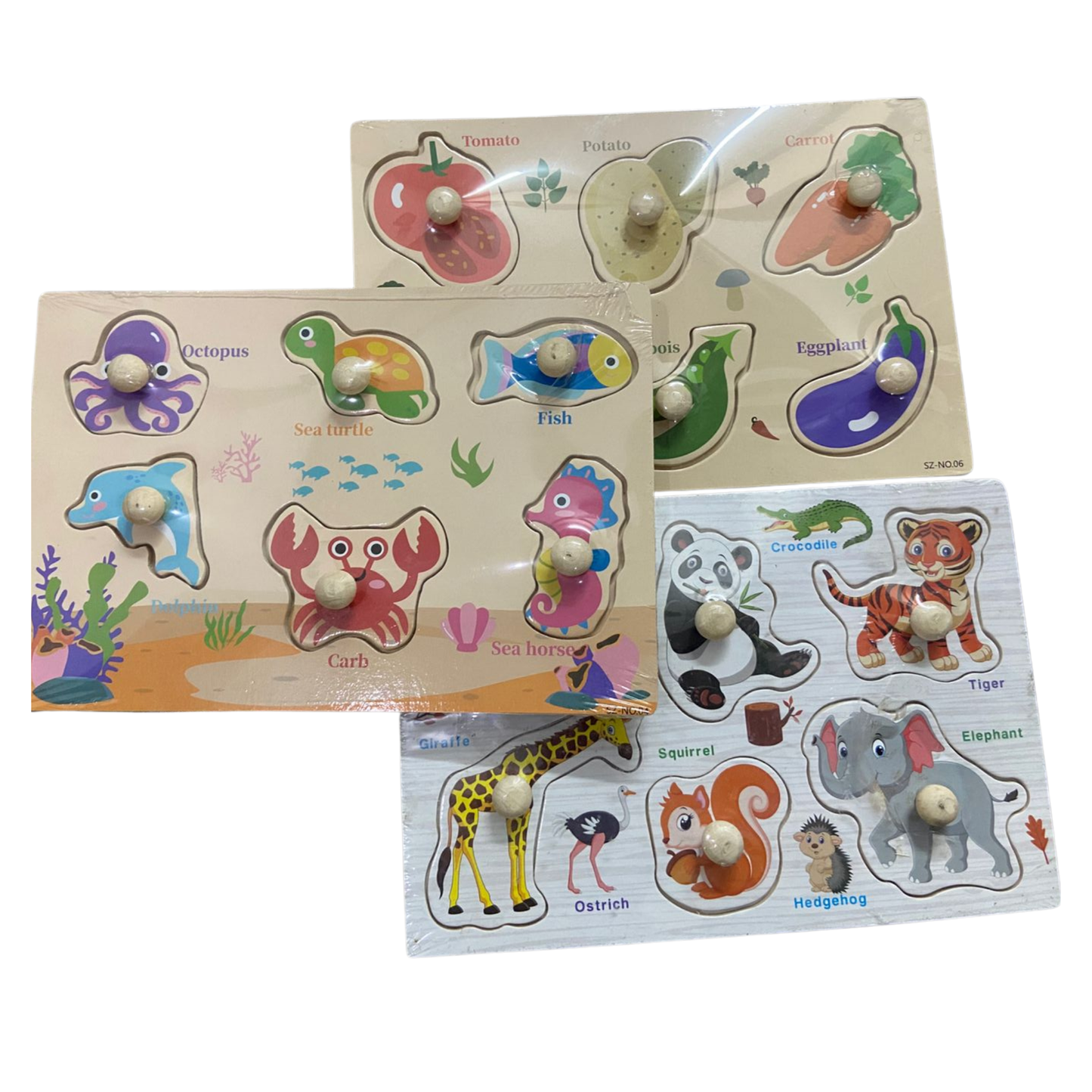 Different Theme Knob Puzzles Medium Size